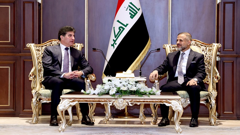 سه‌رۆك نێچیرڤان بارزانى و وەزیرى پلاندانانى عێراق كۆبوونەوە